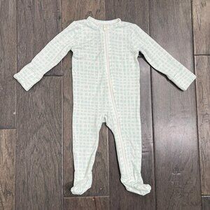 Rockets Of Awesome Wavy Gingham Bamboo Sleeper